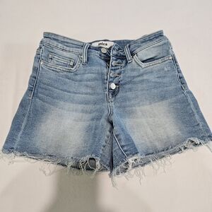 Mica Light Wash Denim Jean Shorts - Women's